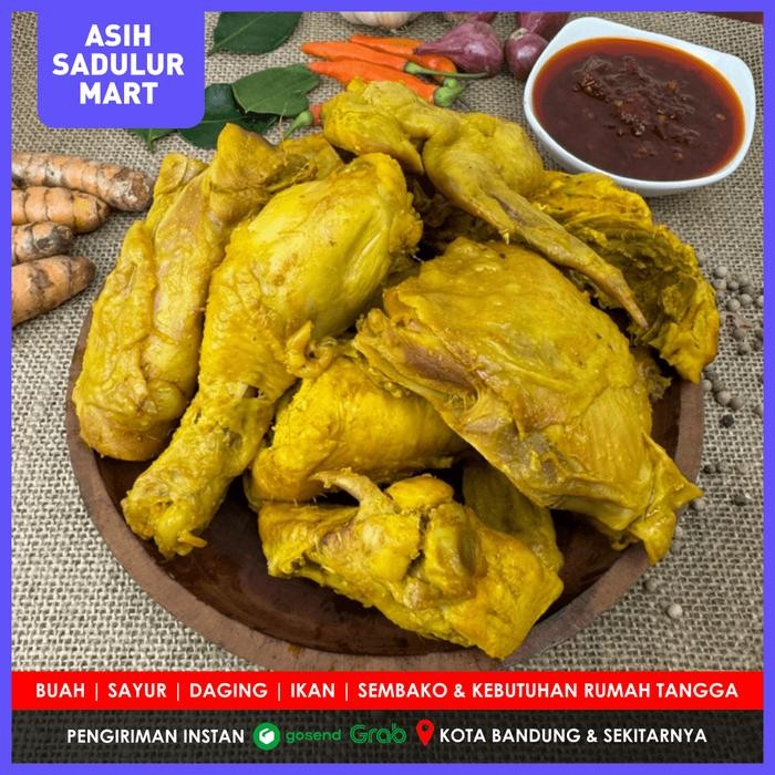 

daging ayam bumbu kuning siap goreng bandung - frozen praktis stok terbatas
