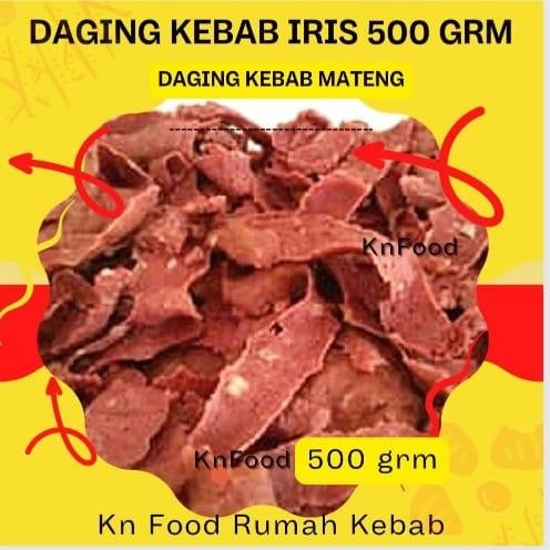 

daging kebab iris sudah matang 500gr - siap santap stok terbatas