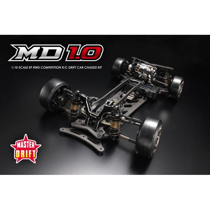 Yokomo MD 1.0 MASTER DRIFT RWD 1/10 PREMIUM RC Drift Car kit - MDR-010