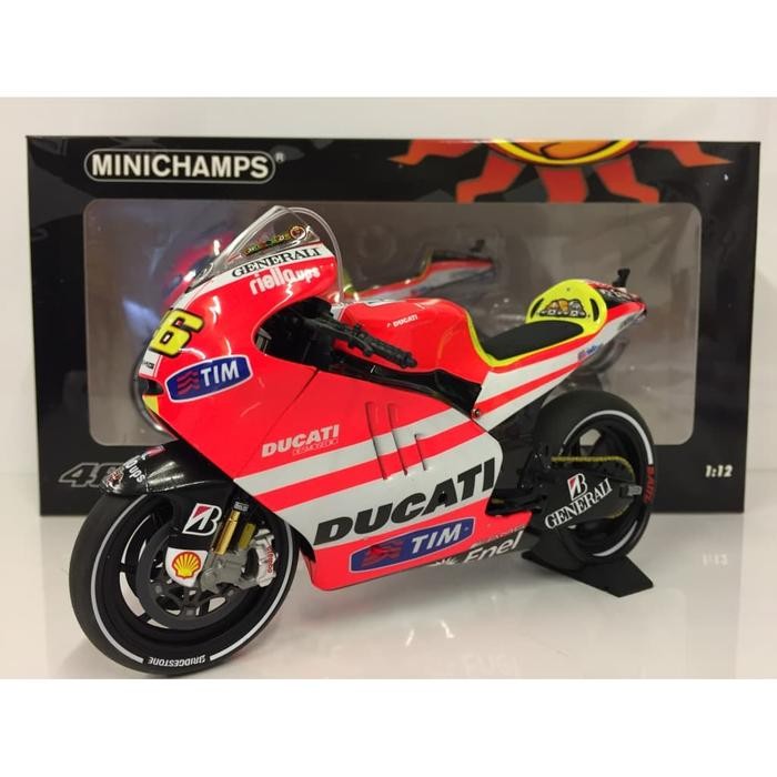 1/12 MINICHAMPS DUCATI DESMOSEDICI GP 2011 ROSSI MOTOGP MINIATUR MOTOR