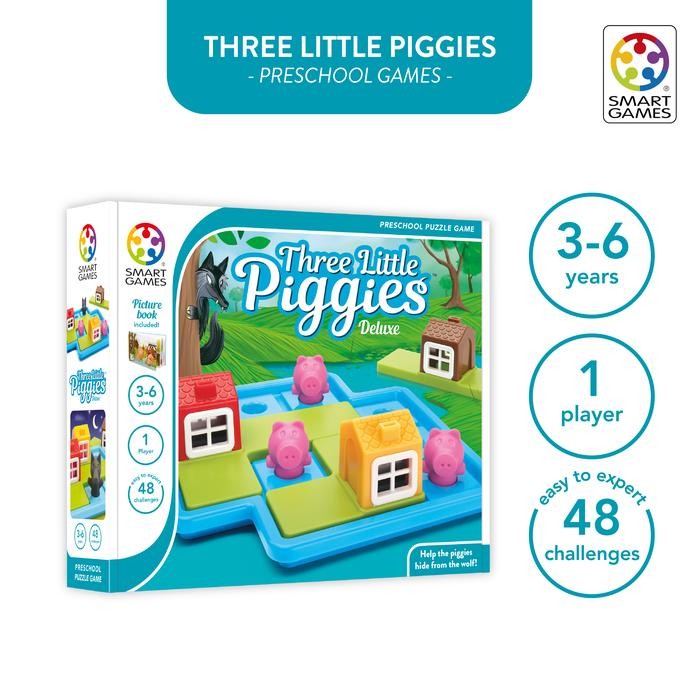 8KHY Smartgames Three Little Piggies Mainan Edukasi Anak