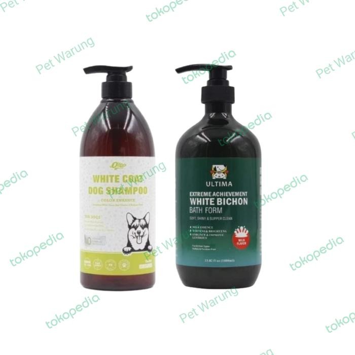 ID ORGO WHITE COAT DOG SHAMPOO 1L - SHAMPOO ANJING BULU PUTIH
