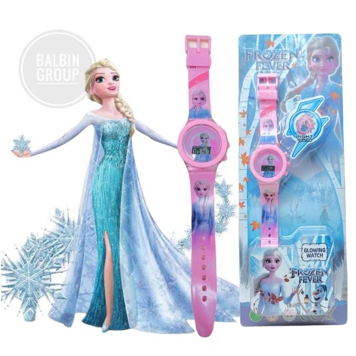 ORIGINAL BALBIN jam tangan anak karakter frozen - jam tangan anak perempuan - jam anak perempuan -