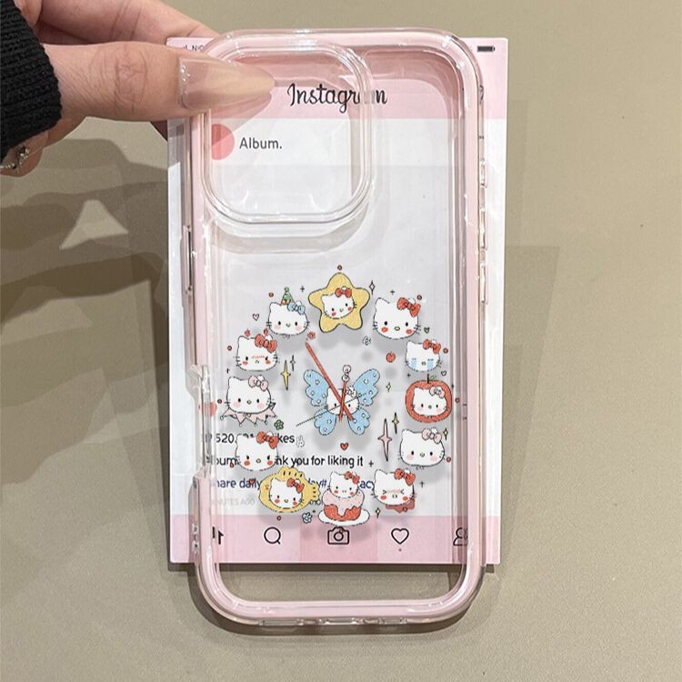 Dot Soft Jam Hello Kitty Untuk Casing Vivo V70 Fe Y05 V60 Lite Y21d iQOO Z10 Z10R V60 Y400 V50 Y29 Y