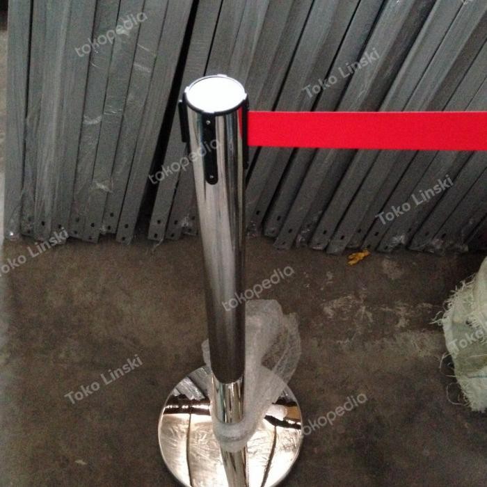 

Promo Tiang Pembatas Antrian Dengan Pita - Railing Stand Retractable Queue