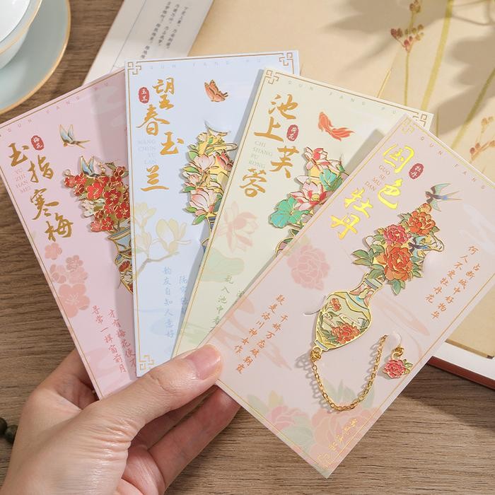 

Promo Specialvoryu Pembatas Buku Logam Vas Bunga - Bookmark Metal Penanda Buku