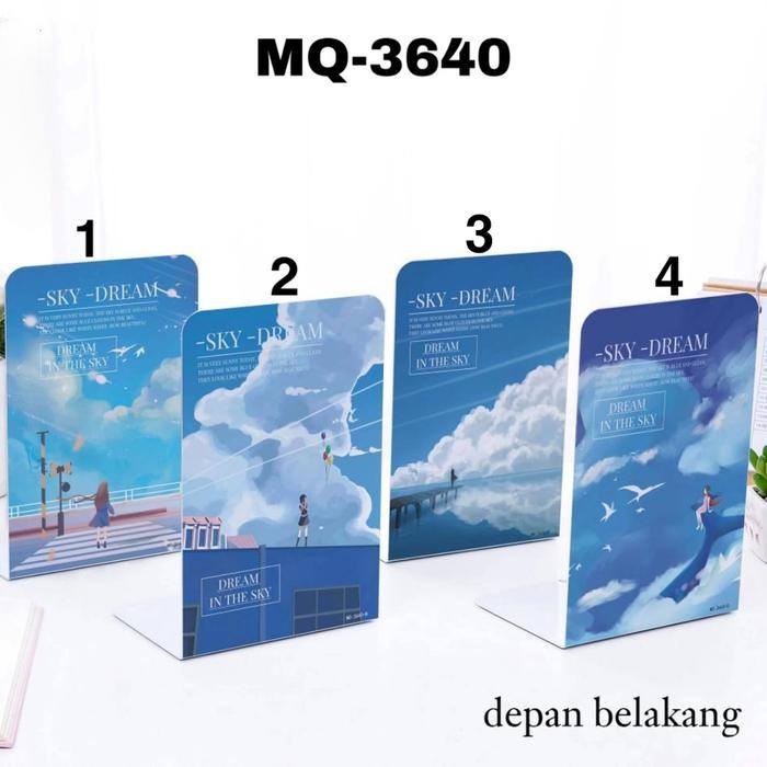 

Promo Uf Book End Mq 1 Set 2 Pcs - Pembatas Buku Besi Penyangga Sandaran Buku