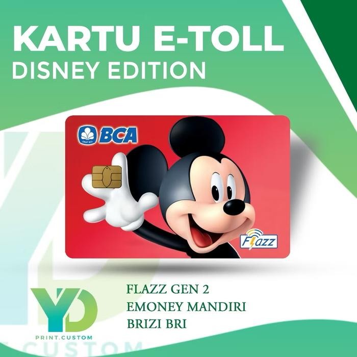 Terbaru Kartu eToll Flazz BCA Gen 2 - NFC Edisi Disney