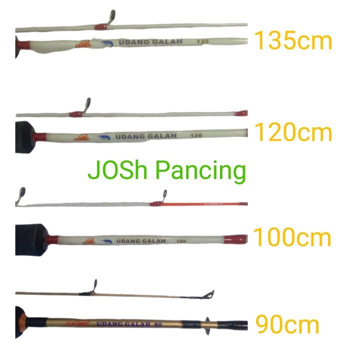 Joran Pancing Exori Udang Galah 90 100 120 135 Cm Lentur Kuat