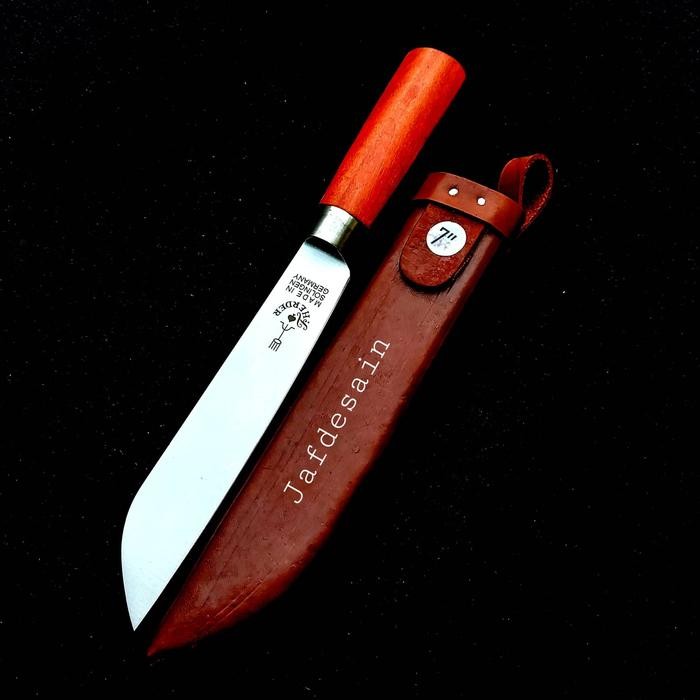 Pisau Cap Garpu Asli Potong Daging Sembelih Herder Solingen Jerman 7"