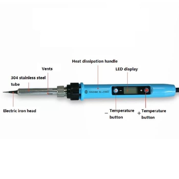 Solder Sunshine Digital Solder Iron Sl-936D 80-120W