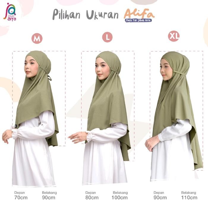 ButikSalisa Jilbab Instan Alifa Arfa Kerudung Panjang Muslimah