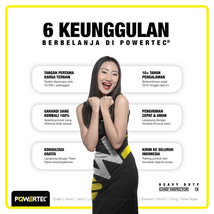 TERBARU EYE BOLT / MATA BAUT GALVANIZED M42 POWERTEC TERMURAH