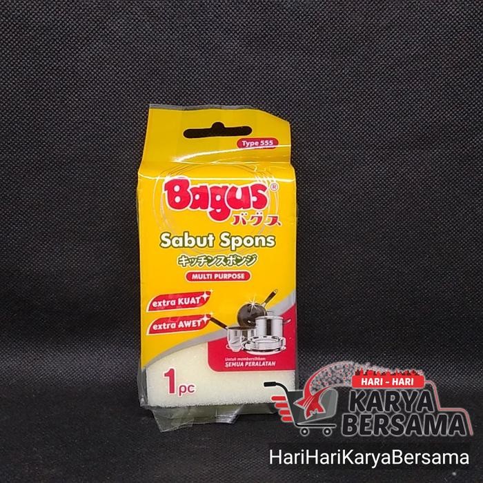 TERMURAH BAGUS SABUT SPONS MULTI PUOSE W-22555 1'S READY STOCK