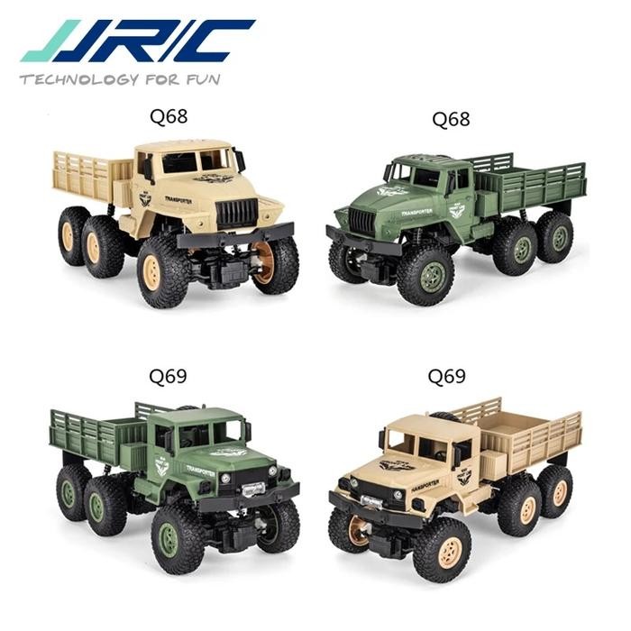RC Military Truck JJRC Q-68 Q68 Truk 1/18 Off Road 6WD