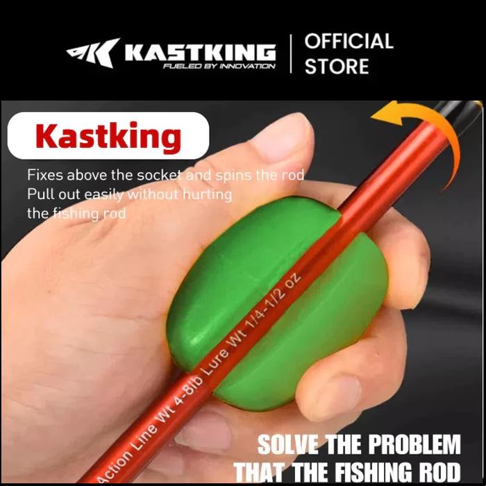 KASTKING x SEAHUNTER Fishing Rod Fixed Ball Silicone Rod Ball Protection Anti-Collision Holder