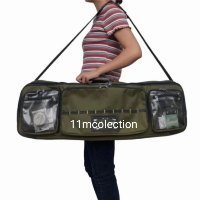 Tas penyimpanan peralatan pancing tas joran portable 55 cm (TERBAIK) (TERBARU) (TERMURAH)
