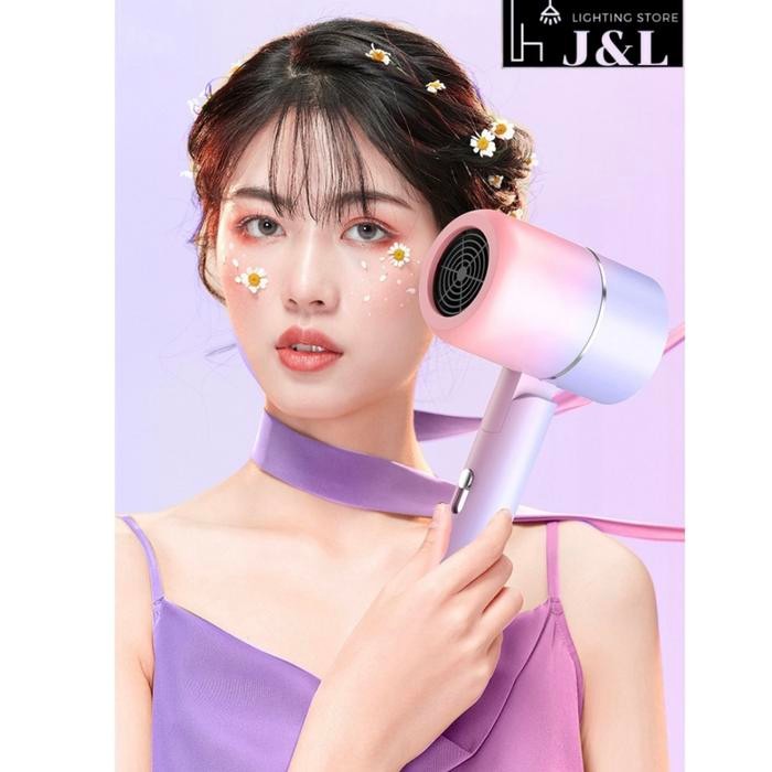 Hair Dryer Ion Negatif Pengering Rambut Hedrayer Murah Bisa Dilipat