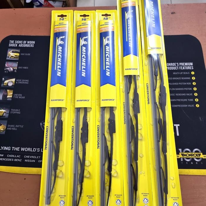 Wiper Blade Michelin 14" Conventional Harga Murah Kualitas Terbaik