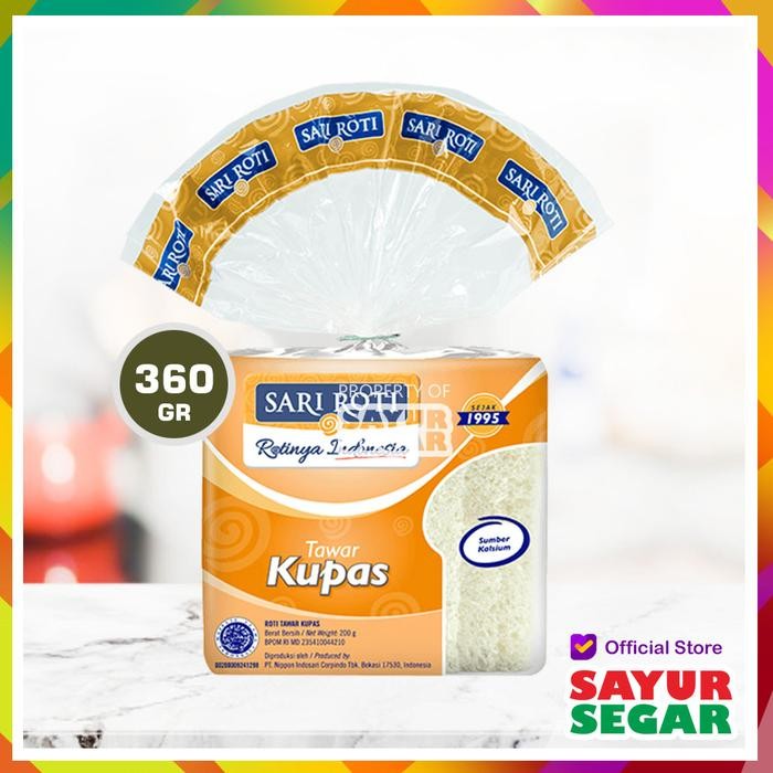 

ROTI TAWAR KUPAS SARI ROTI [1 Pack] 370G
