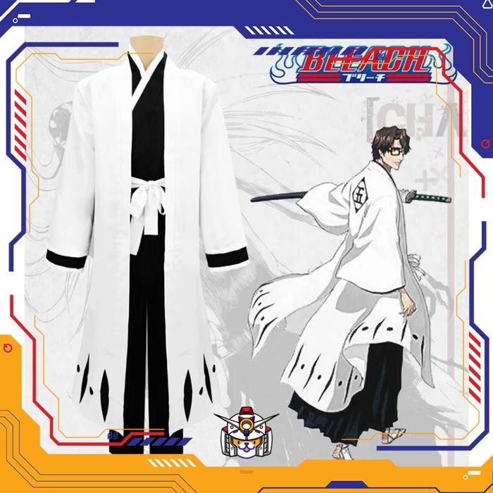 QTakasiAizen bleach cosplay costume yukata hakama
