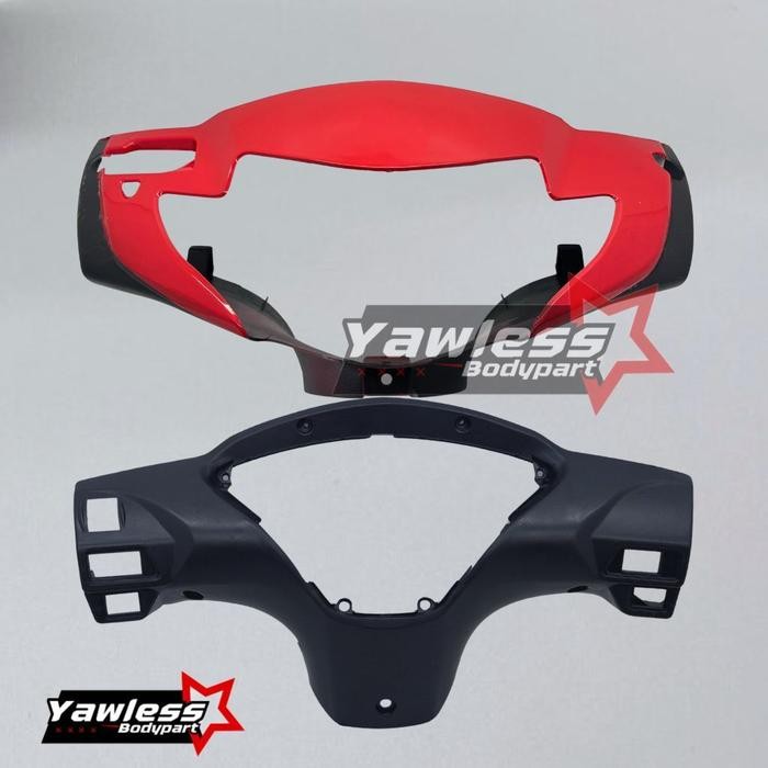 Batok supra X 125 lama merah plus lampu depan supra x 125 lama / totok depan supra x 125 merah