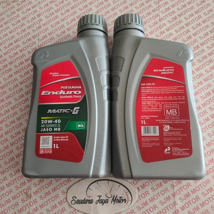oli pertamina enduro matic G 1Liter. Oli motor