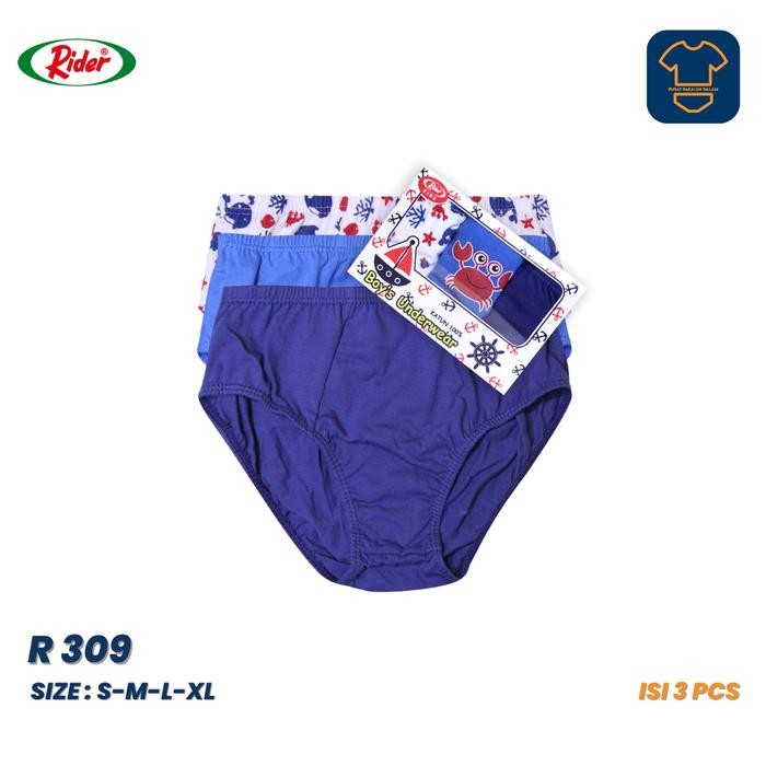 Rider Celana Dalam Anak Laki-Laki R 309 Isi 3 Pcs