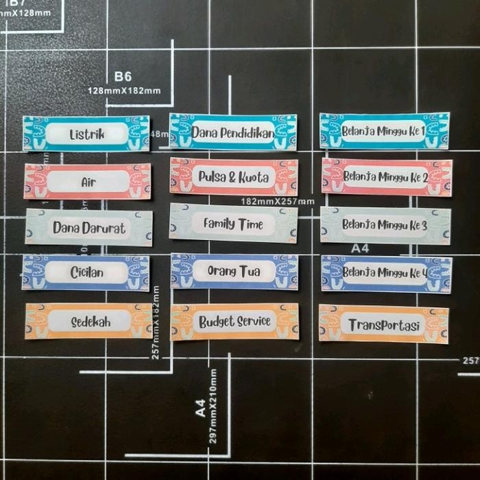 

Paket Binder Keuangan / Budgeting Binder / Money Binder / Binder A6 6Ring / Binder Sinking Fund /