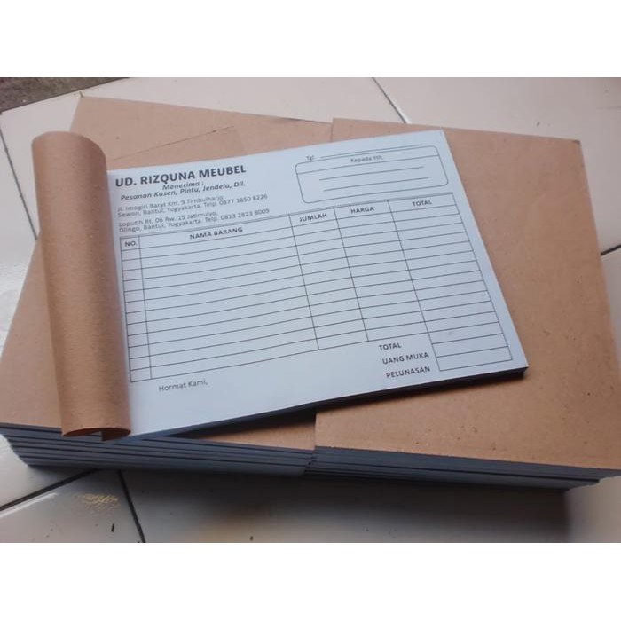 

New PAKET CETAK NOTA / FAKTUR + NOMERATOR