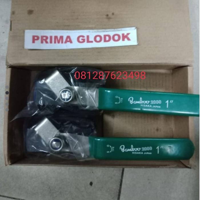 New Ball Valve Bamboo 1"/Stop Kran Carbon Steel 1"/Ball Valve 2000Psi Terlariss 
