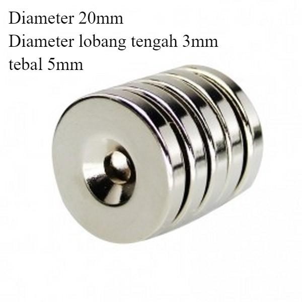 

New Besi Berani Strong Neodymium Magnet NdFeB N35 Diameter 20mm