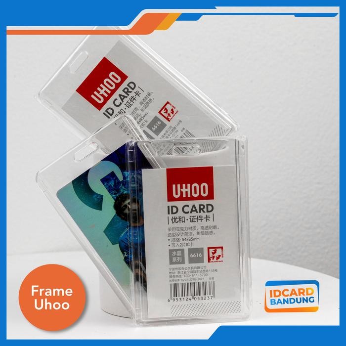 

New Card holder Transparent Badge ID Card casing Kartu pegawai akrilik uho
