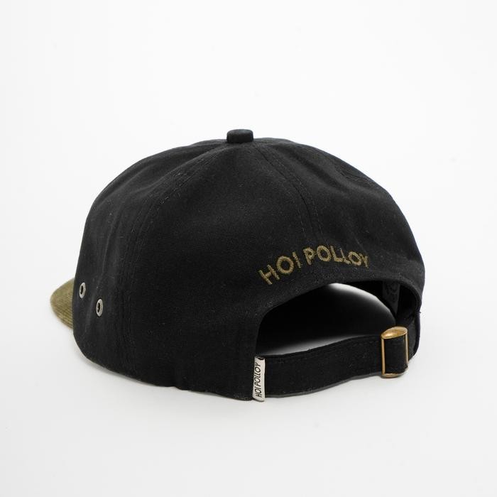 Hoi Polloy - Topi - Wager Cap (Black Green) Corduroy Twill