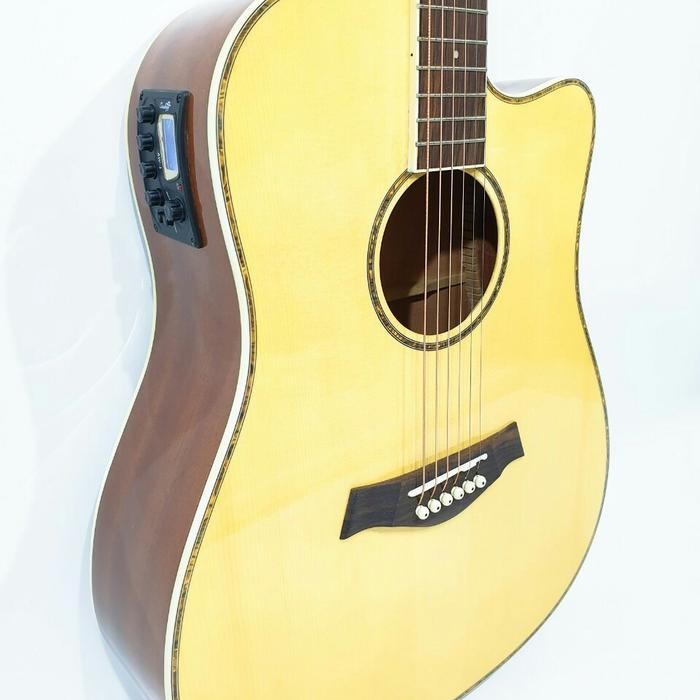 Gitar Akustik Elektrik Merk Cowboy Original Tipe Gwc-240 Nas Eq Tuner