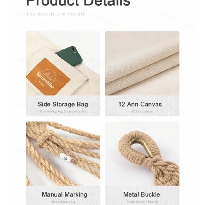 HAMMOCK CANVAS NATUREHIKE NH21DC000 / HAMMOCK CAMPING