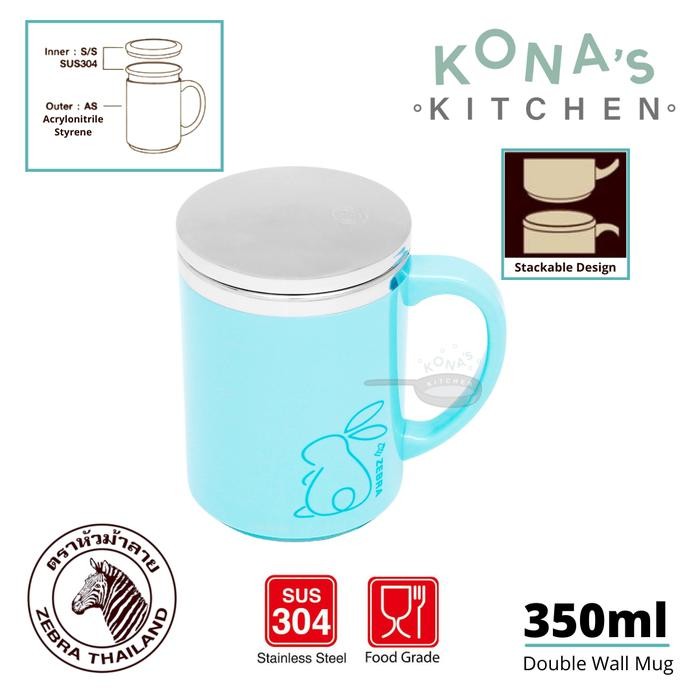 Promo Zebra Double Wall Mug Prima Iv 112051 - Gelas Stainless Anti Panas