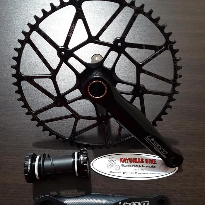 CRANK SET LITEPRO SUPER HOLLOW 58T HOLLOWTECH II HT2