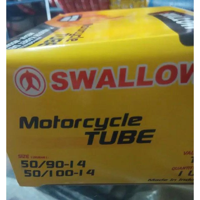BAN DALAM SWALLOW UKURAN 50/100-14 UNTUK BAN LUAR SWALLOW 50/100-14