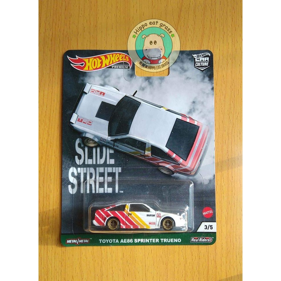 Hot Wheels Hotwheels Slide Street Toyota AE86 Sprinter Trueno