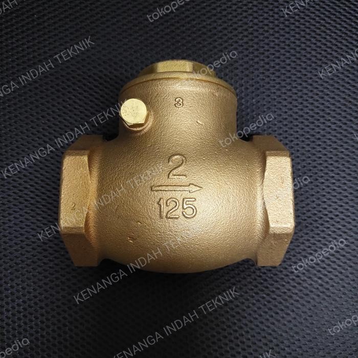 Terbatas Check Valve Kitz 2" Inch Kuningan / Swing Check Valve Kitz Terlariss 