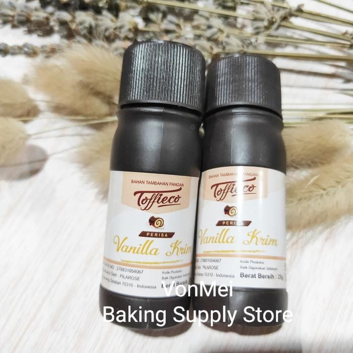 

LEZAT- Toffieco Perisa Perasa Vanilla Cream Vanila Krim Essence Flavour 25Gr