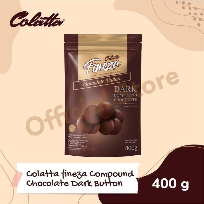 

LEZAT- Colatta Fineza Button Chocolate 400Gr