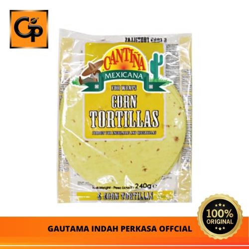 

LEZAT- Kulit Kebab Cantina Mexicana Corn Tortillas Isi 6Pcs Uk 20Cm