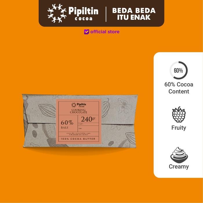 

LEZAT- Pipiltin Cocoa Cooking Chocolate - Chocolate Couverture Bali 60%