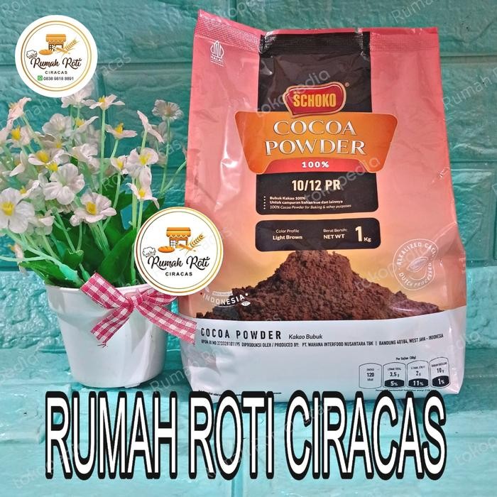 

LEZAT- Cocoa Powder Schoko 1Kg Chocolate Bubuk Coklat Bkn Van Houten Tulip