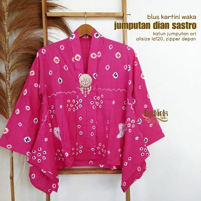Tunik Batik Jumputan Dian Sastro Busui XXL LD 120