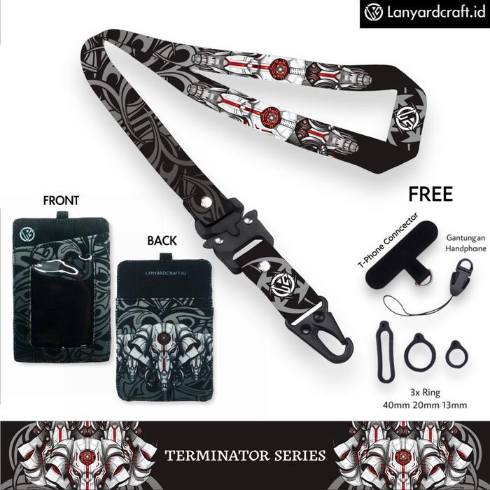 

promo lc.id lanyard craft terminator v1 gantungan card printing