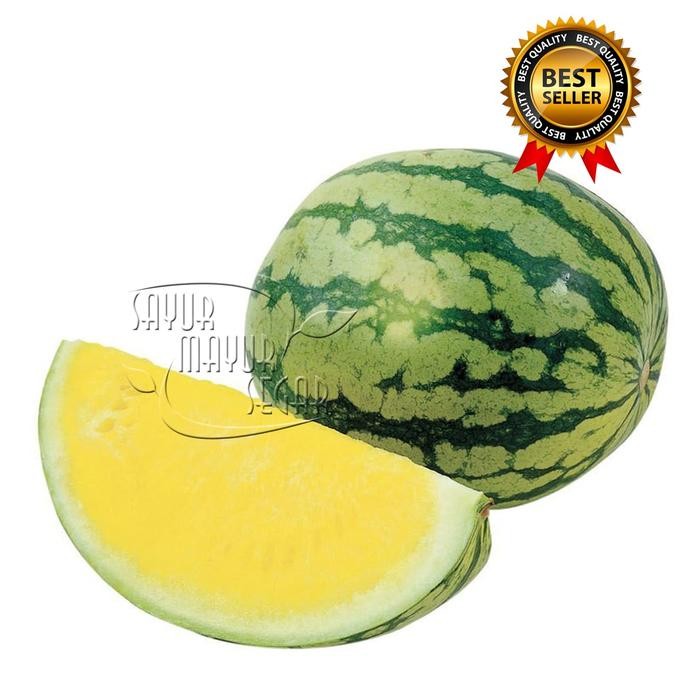 

NATURE- Semangka Kuning Segar / Fresh Yellow Watermelon / Buah Segar Dan Manis