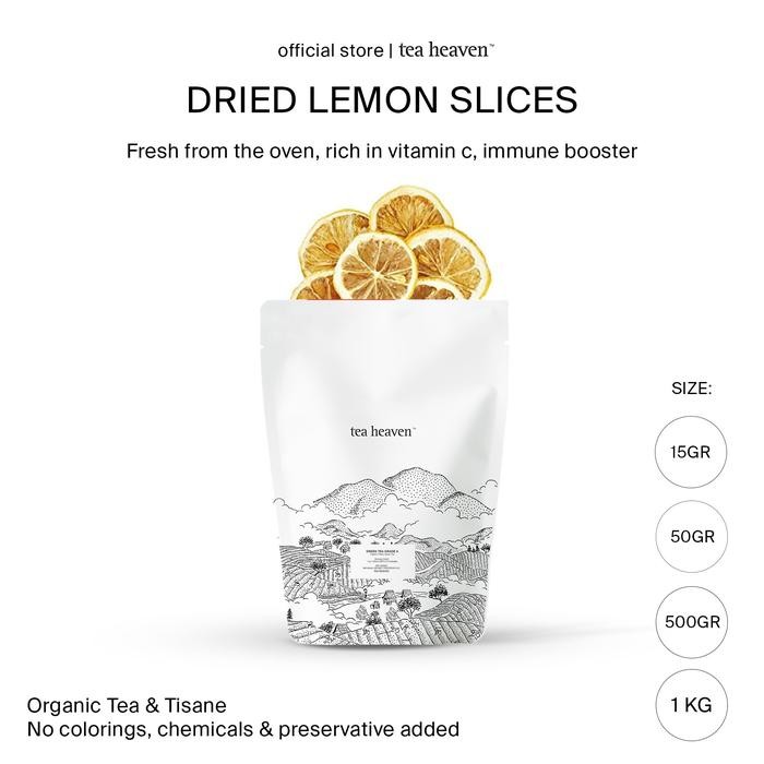 

NATURE- Jeruk Lemon Kering Dried Lemon Slices Premium Organik Tisane